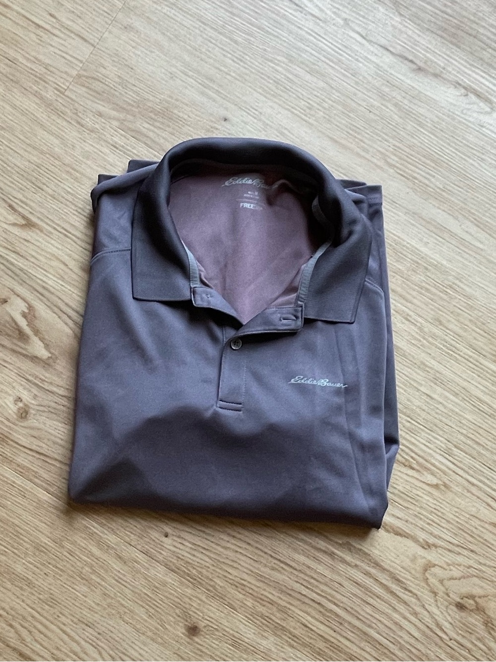 Eddie Bauer Men's Polo in Mauve Gray